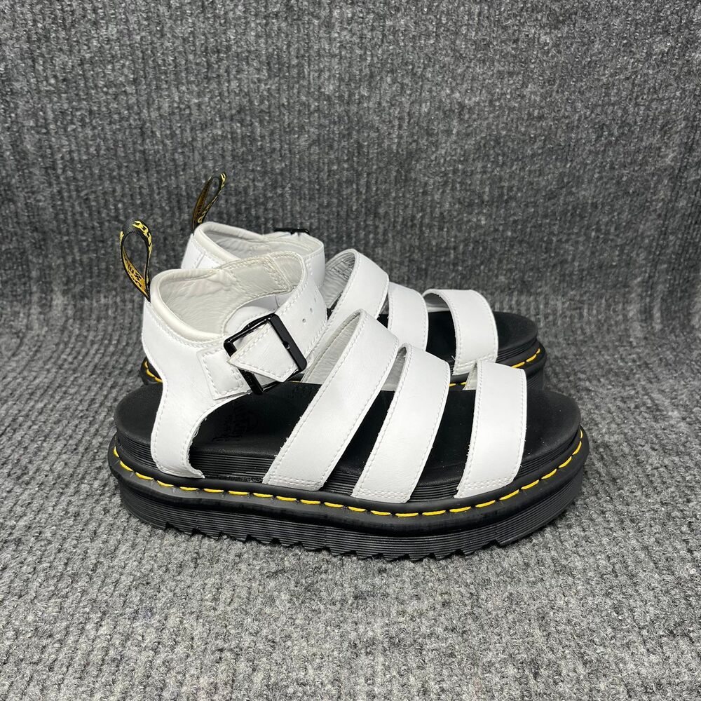 Dr. Martens White Sandals